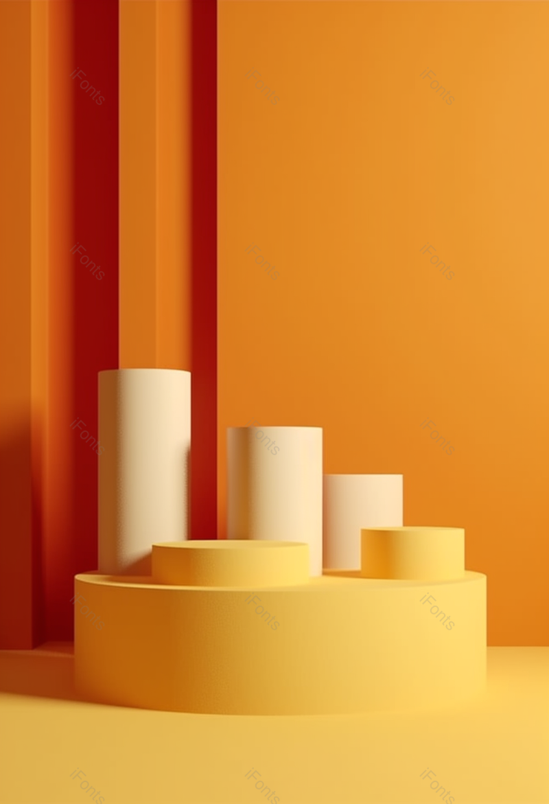 黄色产品展示台子电商促销场景图,高清,摄影图,摄影图片,图片大全,摄影图免费下载